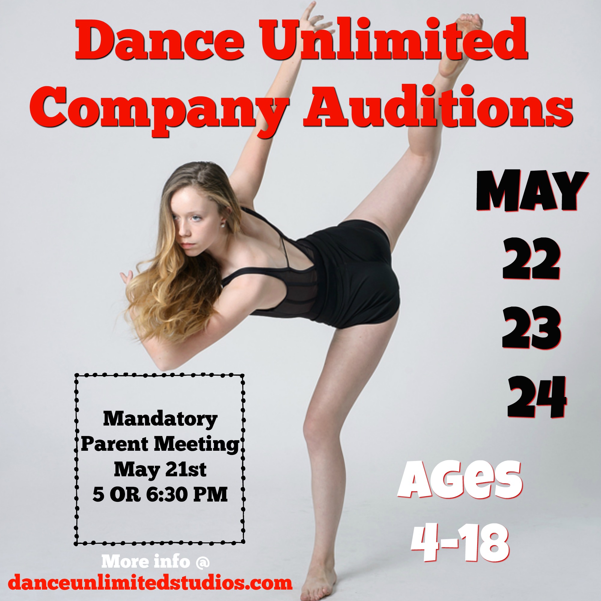Competition Team Auditions Announced! | Dance Unlimited Studios
